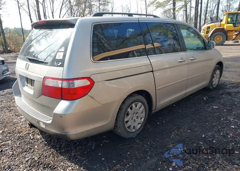2006 Honda Odyssey Touring z USA, uszkodzony, nr VIN 5FNRL38826B004071
